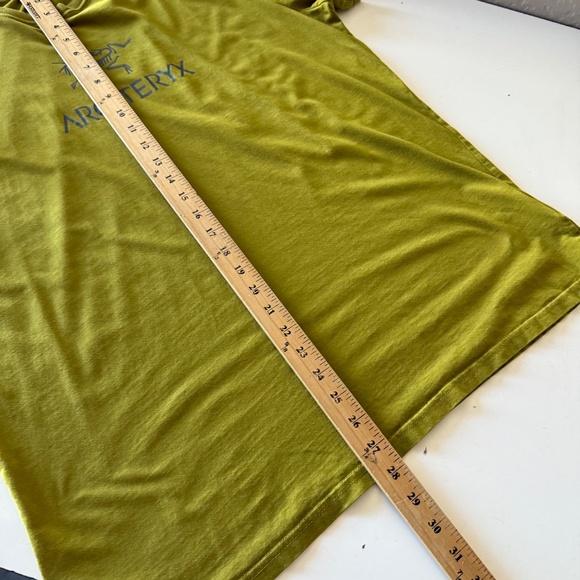 Arc'Teryx Moss Green Graphic Print Crew Neck Hiking Outdoor T-Shirt Mens XL - Picture 6 of 7
